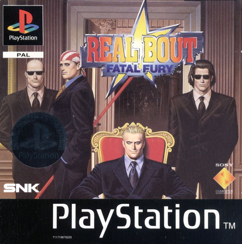 Real Bout Fatal Fury box art for Playstation